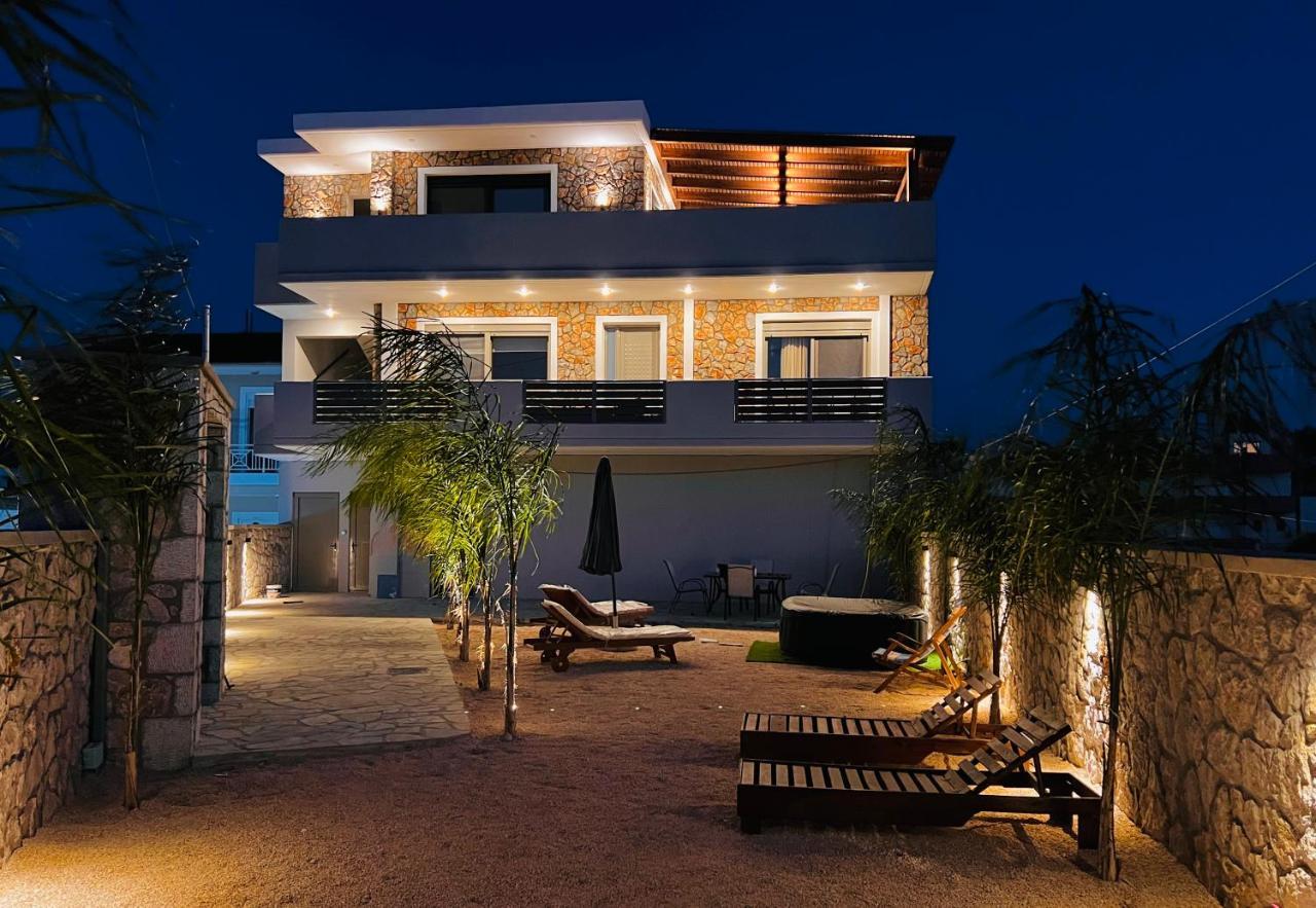 Odyssea Top View & Hot Jacuzzi Front Beach Κρεμαστή Εξωτερικό φωτογραφία
