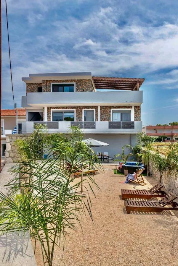 Odyssea Top View & Hot Jacuzzi Front Beach Κρεμαστή Εξωτερικό φωτογραφία
