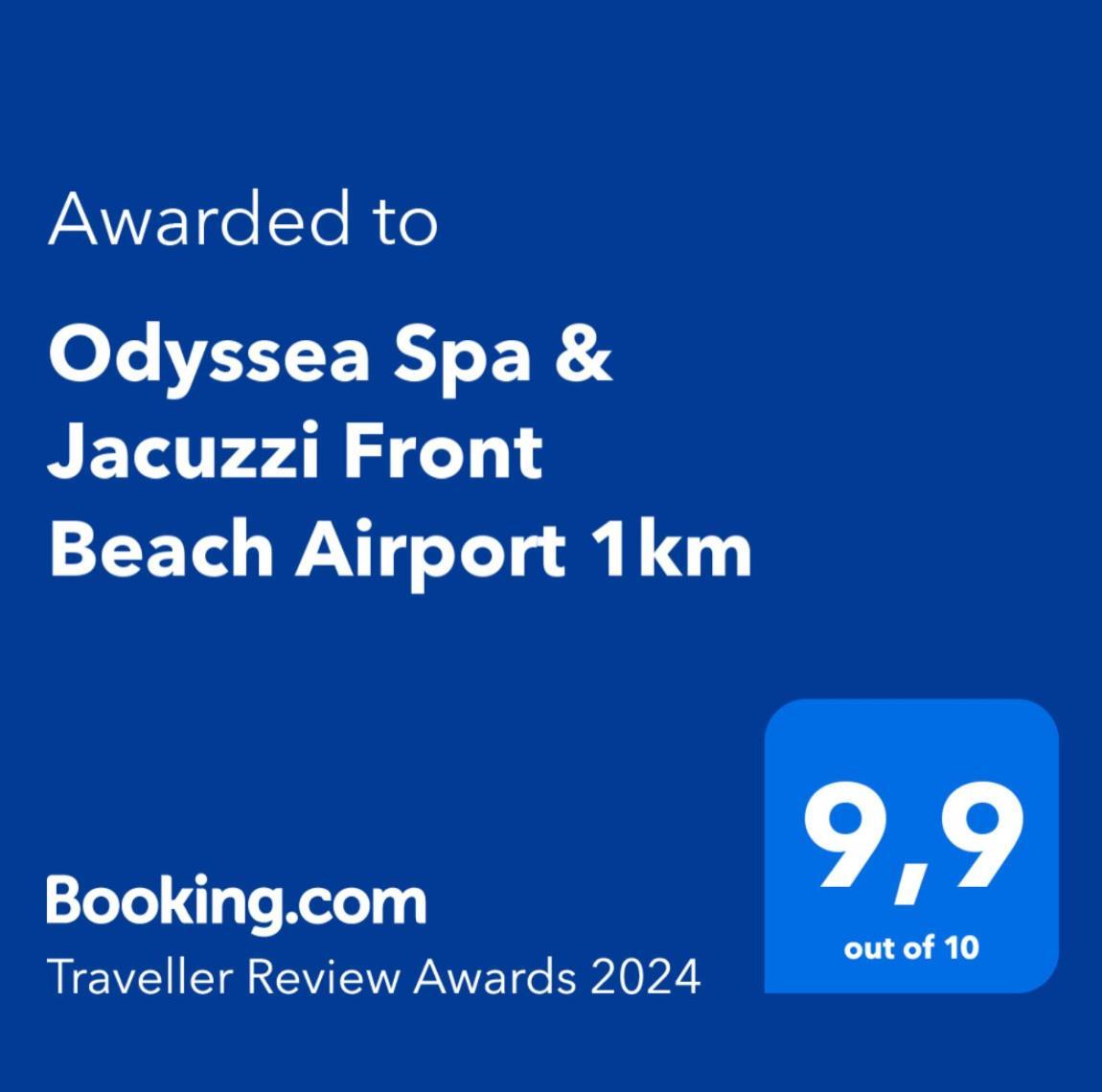 Odyssea Top View & Hot Jacuzzi Front Beach Κρεμαστή Εξωτερικό φωτογραφία