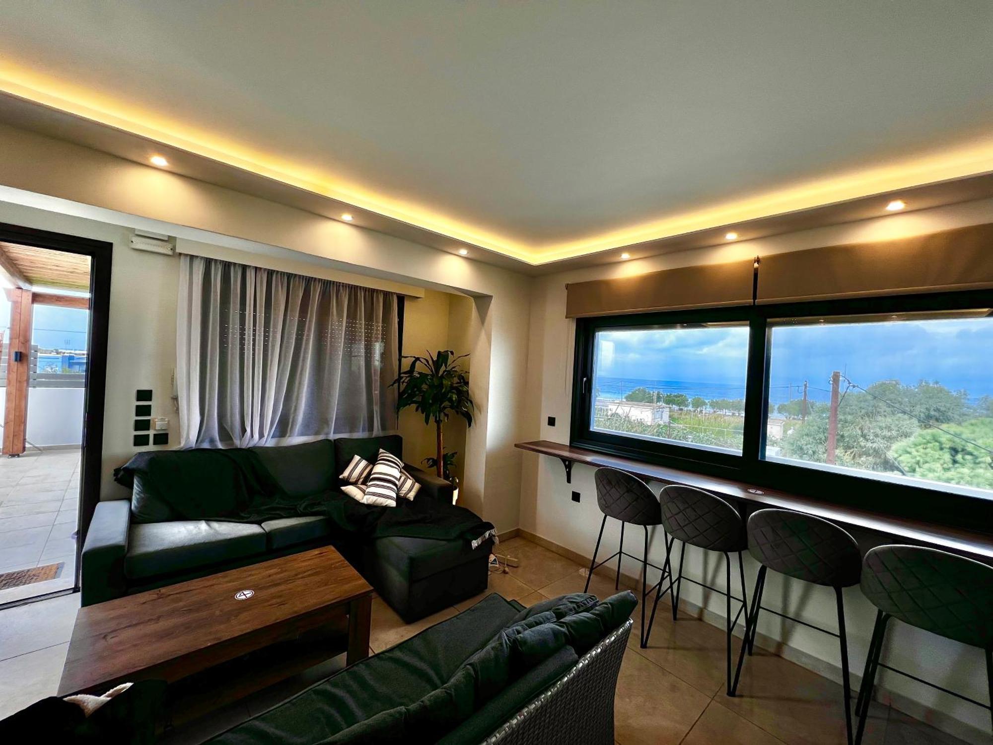 Odyssea Top View & Hot Jacuzzi Front Beach Κρεμαστή Εξωτερικό φωτογραφία